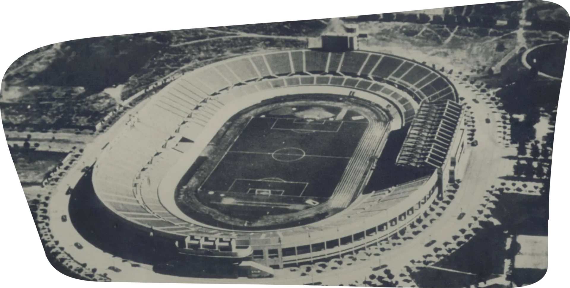Vista aérea del estadio